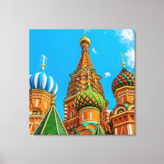 Sint-Basilkathedraal Canvas Afdruk (Voorkant)