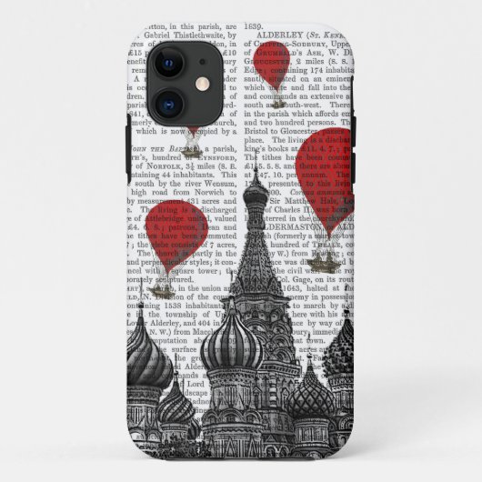 Sint-Basilkathedraal en Rode heteluchtballonnen Case-Mate iPhone Case (Achterkant)