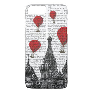 Sint-Basilkathedraal en Rode heteluchtballonnen Case-Mate iPhone Case