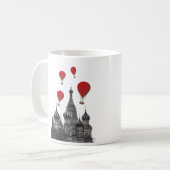 Sint-Basilkathedraal en Rode heteluchtballonnen Koffiemok (Voorkant links)