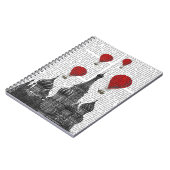 Sint-Basilkathedraal en Rode heteluchtballonnen Notitieboek (Linkerzijde)