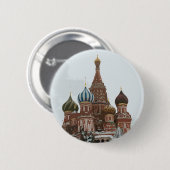 Sint-Basilkathedraal-eng Ronde Button 5,7 Cm (Voorkant /achterkant)