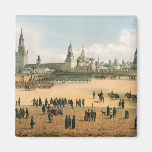 Sint-Basilkathedraal gezien vanuit het Kremlin, va Magneet