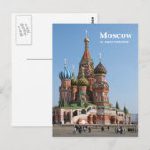 Sint-Basilkathedraal in Moskou Briefkaart (Voorkant / Achterkant)