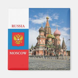 Sint-Basilkathedraal in Moskou Magneet