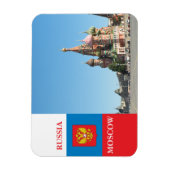 Sint-Basilkathedraal in Moskou Magneet (Verticaal)