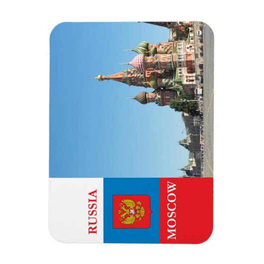 Sint-Basilkathedraal in Moskou Magneet (Verticaal)