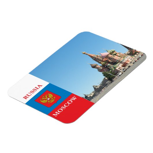 Sint-Basilkathedraal in Moskou Magneet (Linkerzijde)