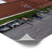 Sint-Basilkathedraal in Moskou Poster (Hoek)