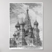 Sint-Basilkathedraal in Moskou Poster (Voorkant)