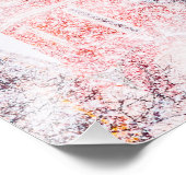 Sint-Basilkathedraal in Snowstorm Foto Afdruk (Hoek)