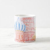 Sint-Basilkathedraal in Snowstorm Koffiemok (Center)