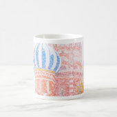 Sint-Basilkathedraal in Snowstorm Magische Mok (Center)