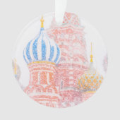 Sint-Basilkathedraal in Snowstorm Ornament (voorkant)