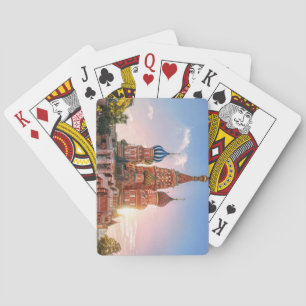 Sint-Basilkathedraal, Moskou, Rusland Pokerkaarten