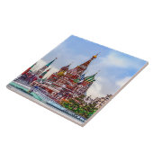 Sint-Basilkathedraal. Moskou, Rusland Tegeltje (Zijkant)