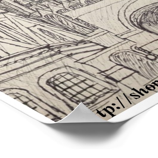 Sint-Basilkathedraal Poster (Hoek)