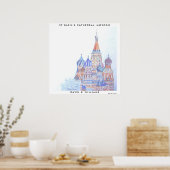 Sint-Basilkathedraal Poster (Keuken)
