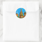 Sint-Basilkathedraal Ronde Sticker (Tas)