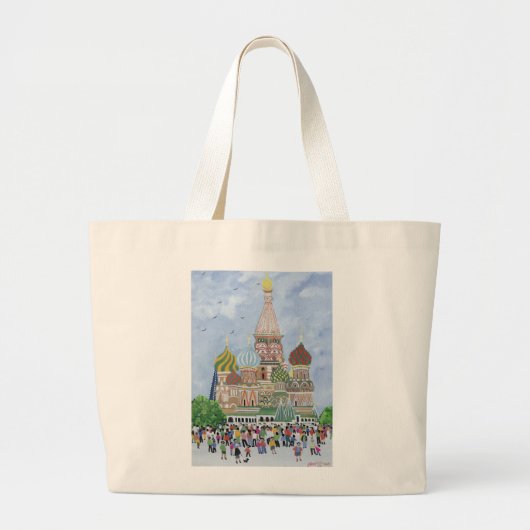 Sint-Basilkathedraal Roodplein 1995 Grote Tote Bag (Voorkant)