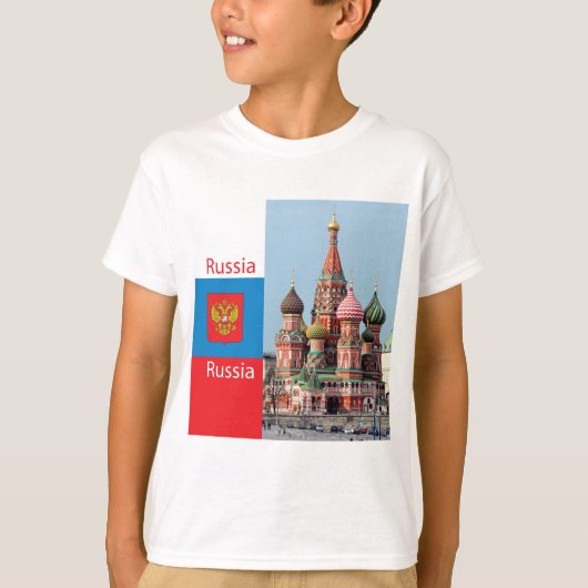 Sint-Basilkathedraal. Rusland T-shirt (Voorkant)
