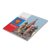 Sint-Basilkathedraal. Rusland Tegeltje (Zijkant)