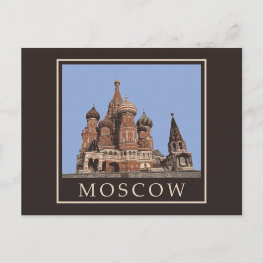 Sint-Basilskathedraal Moskou Briefkaart (Voorkant)