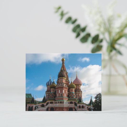 Sint-Basilskathedraal, Moskou - Briefkaart (Staand voorkant)