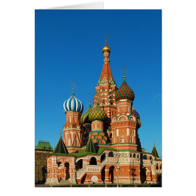 Sint-Basilskathedraal Moskou Rusland (Voorkant)