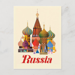 Sint-Basilskathedraal, Moskou, Rusland Briefkaart