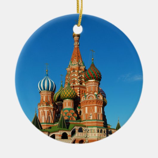 Sint-Basilskathedraal Moskou Rusland Keramisch Ornament (Voorkant)