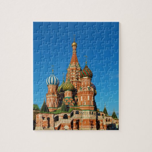 Sint-Basilskathedraal Moskou Rusland Legpuzzel (Verticaal)