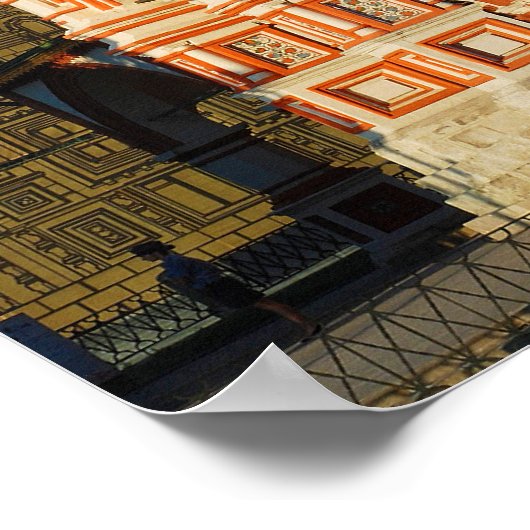 Sint-Basilskathedraal Moskou Rusland Poster (Hoek)