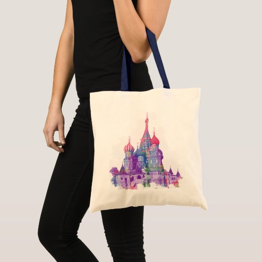 Sint-Basilskathedraal Moskou Tote Bag (Voorkant (product))