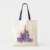 Sint-Basilskathedraal Moskou Tote Bag (Voorkant)