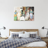 Sint-Benedict, gastvrijheid Canvas Afdruk (Insitu (Slaapkamer))