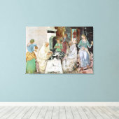 Sint-Benedict, gastvrijheid Canvas Afdruk (Insitu (Houten vloer))