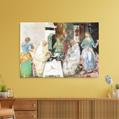 Sint-Benedict, gastvrijheid Canvas Afdruk (Insitu (Woonkamer))
