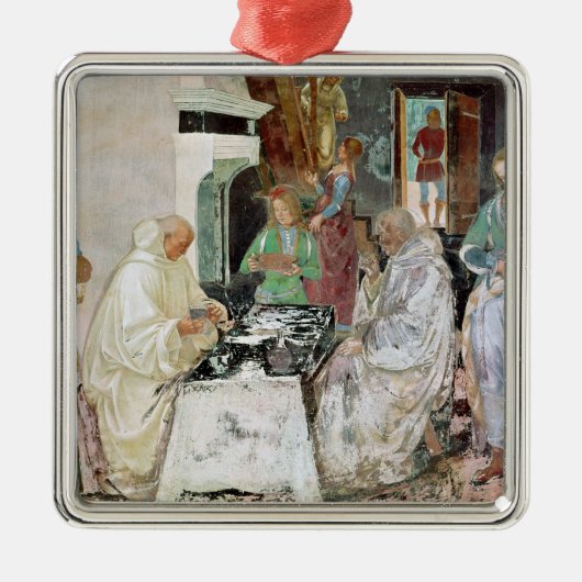 Sint-Benedict, gastvrijheid Metalen Ornament (Voorkant)