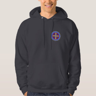Sint-Benedict-medaille op elk donker bedekt Sweats Hoodie