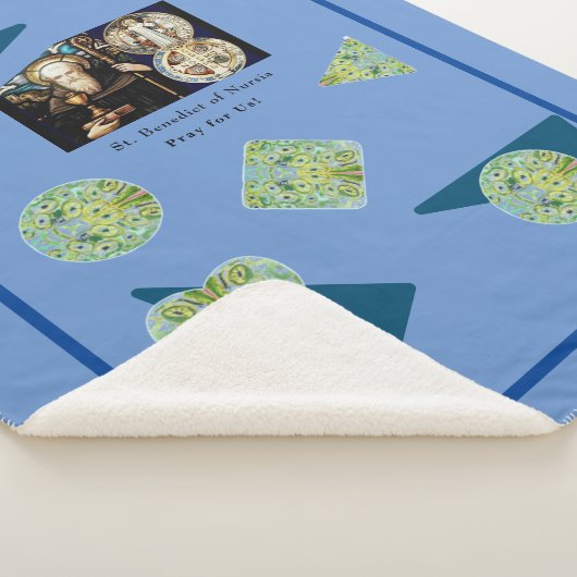 Sint Benedictus Nursia Sherpa Deken (3/4)