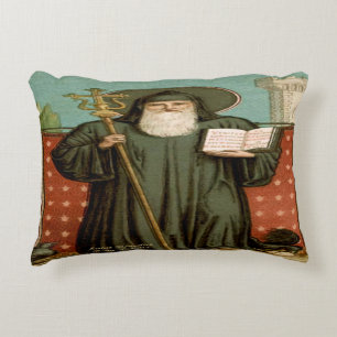 Sint Benedictus van Nursia Accent Kussen