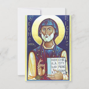 Sint-Benedictus van Nursia Bedankkaart