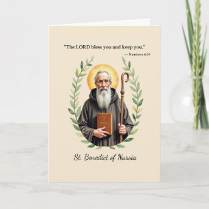 Sint Benedictus van Nursia: Gods vrede en zegening Kaart