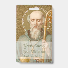 Sint-Benedictus van Nursia (JM 07; Stijl 1) Badge