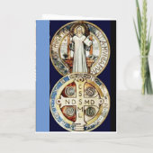 Sint Benedictus van Nursia Kaart (Achterkant)