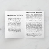 Sint Benedictus van Nursia Kaart (Binnen)