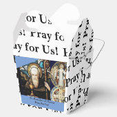 Sint Benedictus van Nursia Kaart Bedankdoosjes (Geopend)