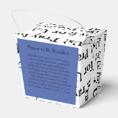 Sint Benedictus van Nursia Kaart Bedankdoosjes (Achterkant)