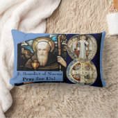 Sint Benedictus van Nursia Kaart Kussen (Deken)